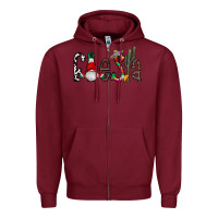 Burgundy fiesta Zipper Hoodie - CowhideDigitalArt