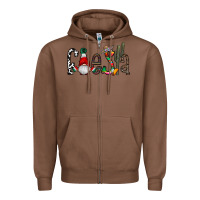 Chestnut fiesta Zipper Hoodie - CowhideDigitalArt