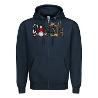 Navy fiesta Zipper Hoodie - CowhideDigitalArt
