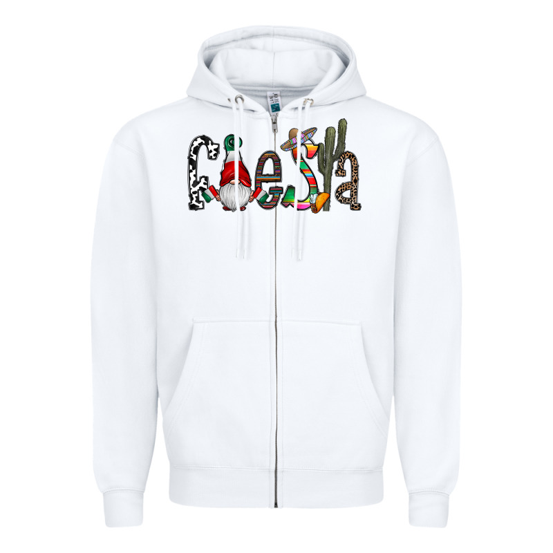 Fiesta Zipper Hoodie by CowhideDigitalArt | Teevron