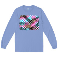 Colony Blue race background Long Sleeve Tee - Zillion Design Studio