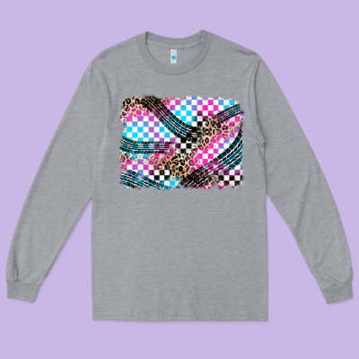 Race Background Long Sleeve Tee Designed By Zillion Design Studio