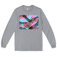 Heather Grey race background Long Sleeve Tee - Zillion Design Studio