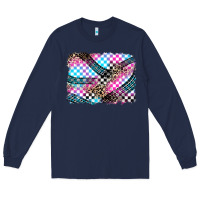 Navy race background Long Sleeve Tee - Zillion Design Studio