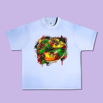 Juneteenth Lips Urban Heavy Tee Designed By Zillion Design Studio