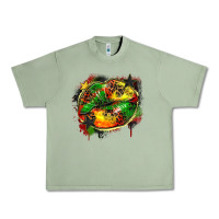 Oil Green juneteenth lips Urban Heavy Tee - Zillion Design Studio