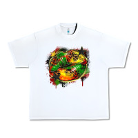 White juneteenth lips Urban Heavy Tee - Zillion Design Studio