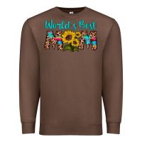 World's Best Mom Sunflower Premium Sweatshirt | Teevron