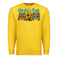 Lemon world's best mom sunflower Premium Sweatshirt - Artiststas