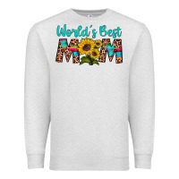 Oatmeal Heather world's best mom sunflower Premium Sweatshirt - Artiststas