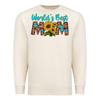 Sandshell world's best mom sunflower Premium Sweatshirt - Artiststas