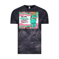 Cloud Black she works willingly with her hands blonde nurse Vintage Tee - RanaPortraitStore