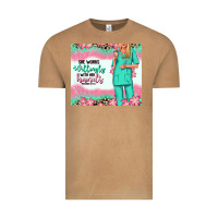 Vintage Camel she works willingly with her hands blonde nurse Vintage Tee - RanaPortraitStore