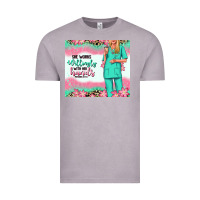 Vintage Zinc she works willingly with her hands blonde nurse Vintage Tee - RanaPortraitStore