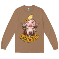 Toasted Coconut cow with pig and chick Long Sleeve Tee - RanaPortraitStore