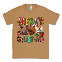 Toasted Coconut Merry christmas chickens Classic Tee - FaDigitalArtStudio