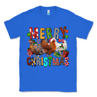 True Royal Merry christmas chickens Classic Tee - FaDigitalArtStudio