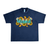 Navy blessed tbw Urban Heavy Tee - texasbilliewilder