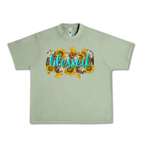Oil Green blessed tbw Urban Heavy Tee - texasbilliewilder