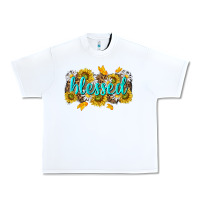 White blessed tbw Urban Heavy Tee - texasbilliewilder
