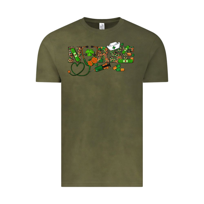 St Patricks Day Nurse Vintage Tee by RanaPortraitStore | Teevron