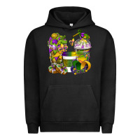 Pigment Black Mardi Gras Coffee Cups Urban Hoodie - BundleAndBundleShop