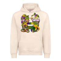 Sandshell Mardi Gras Coffee Cups Urban Hoodie - BundleAndBundleShop
