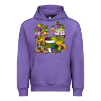 Tulip Mardi Gras Coffee Cups Urban Hoodie - BundleAndBundleShop