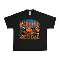 Black bonfire hoodie Urban Heavy Tee - texasbilliewilder