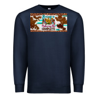 Navy being a mom makes my life complete license plate Premium Sweatshirt - Artiststas