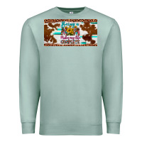 Seafoam being a mom makes my life complete license plate Premium Sweatshirt - Artiststas