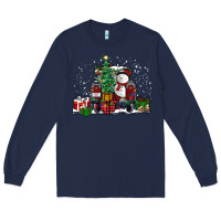 Navy christmas truck Long Sleeve Tee - RanaPortraitStore