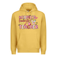 Antique Gold cupid's favorite teacher Premium Hoodie - MaliasSmallBusiness