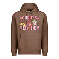Chestnut cupid's favorite teacher Premium Hoodie - MaliasSmallBusiness
