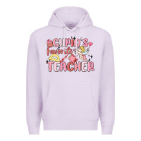 Lilac cupid's favorite teacher Premium Hoodie - MaliasSmallBusiness