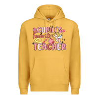 Mustard cupid's favorite teacher Premium Hoodie - MaliasSmallBusiness