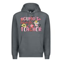 Rock cupid's favorite teacher Premium Hoodie - MaliasSmallBusiness