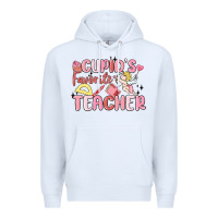 White cupid's favorite teacher Premium Hoodie - MaliasSmallBusiness
