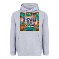 Heather Grey american babe Heavyweight Hoodie - Artiststas