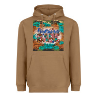 Toasted Coconut american babe Heavyweight Hoodie - Artiststas
