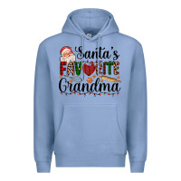 Santa's Favorite Grandma Premium Hoodie | Teevron