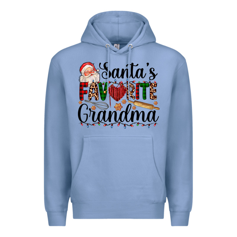 Santa's Favorite Grandma Premium Hoodie by AdoDesignShop | Teevron