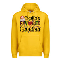 Lemon santa's favorite grandma Premium Hoodie - AdoDesignShop