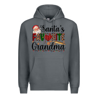 Rock santa's favorite grandma Premium Hoodie - AdoDesignShop