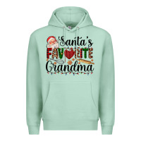Seafoam santa's favorite grandma Premium Hoodie - AdoDesignShop