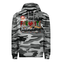 Slate Camo santa's favorite grandma Premium Hoodie - AdoDesignShop