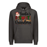 Smoke santa's favorite grandma Premium Hoodie - AdoDesignShop