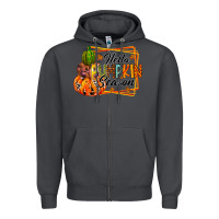 Smoke hello pumpkin season Zipper Hoodie - RacoonDesign