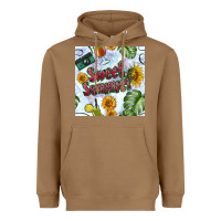 Toasted Coconut sweet summer seamless pattern Heavyweight Hoodie - BundleAndBundleShop