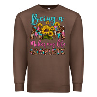 Chestnut being a mom makes my life complete Premium Sweatshirt - Artiststas